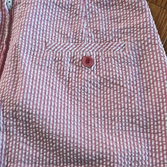 Lilly Pulitzer Palm Classics Princess Pin Seersucker Stripe Kitty Skirt - Picture 4 of 6